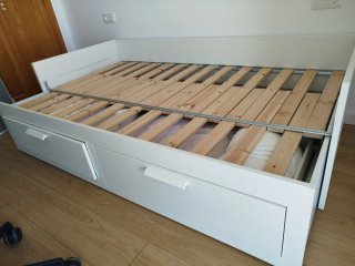 Cama nido Brimnes IKEA con colchones