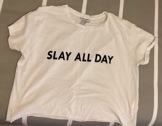 Camiseta Slay All Day Talla Única