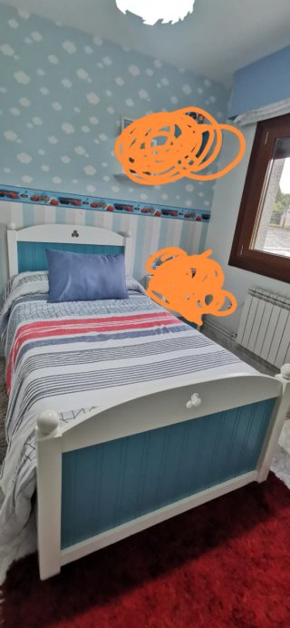 Cama individual 105 cm