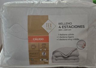 Relleno Nórdico 4 Estaciones 220x220cm