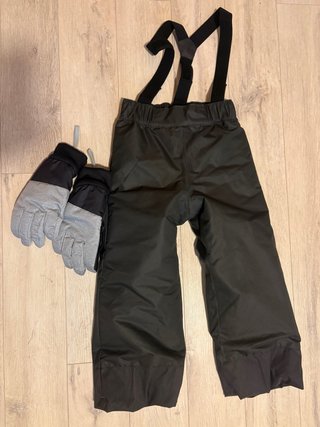 Ropa nieve niño 6-7 años Gorro, guantes y pantalon