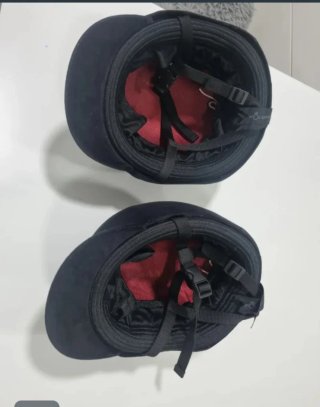 Casco equitación infantil negro