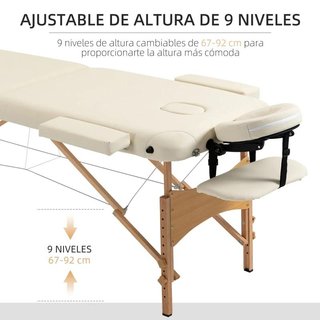 Camilla Plegable Profesional Ajustable 67-92cm