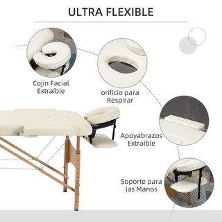 Camilla Plegable Profesional Ajustable 67-92cm