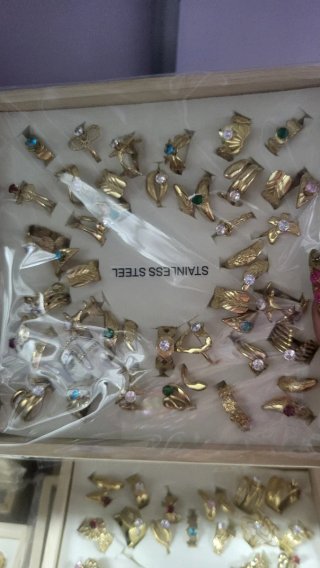 Set de Anillos de Acero Inoxidable