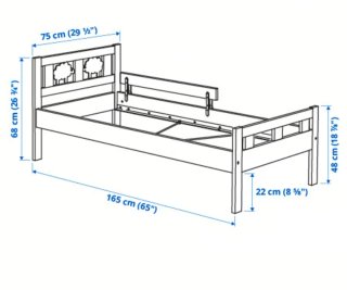 Cama infantil Ikea 160x70