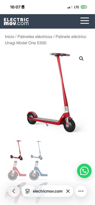 Patinete Eléctrico UNAGI
