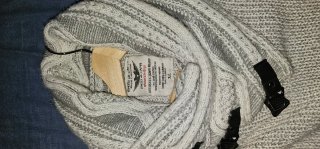 Jersey de Lana con Cuello Cruzado