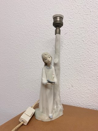 Lámpara Lladró niña vela