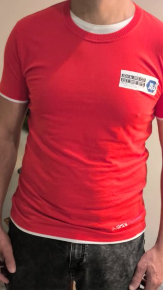 Camiseta Jack & Jones Roja