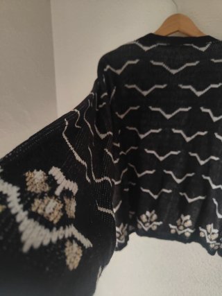 Jersey Oversize Vintage Punto Lúrex
