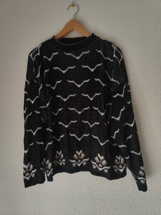 Jersey Oversize Vintage Punto Lúrex