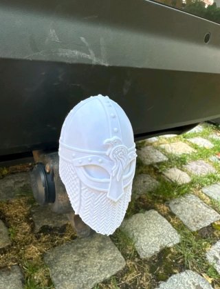 Cubre Bola de Remolque Casco Vikingo 3D