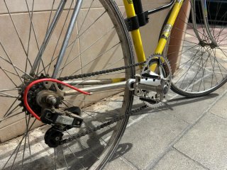 Bicicleta de Carretera Vintage Amarilla Talla M