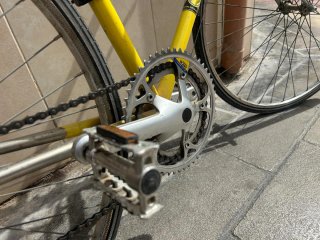 Bicicleta de Carretera Vintage Amarilla Talla M