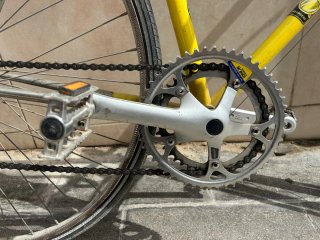 Bicicleta de Carretera Vintage Amarilla Talla M