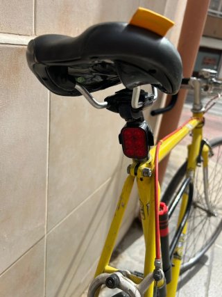 Bicicleta de Carretera Vintage Amarilla Talla M