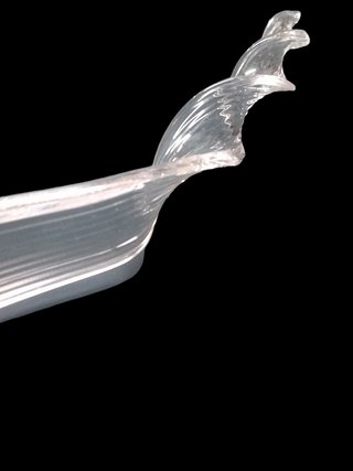 Ricambio Murano Foglia Vetro Trasparente