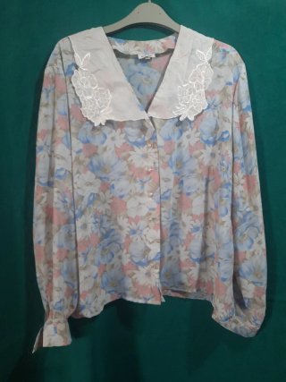 Camisa Gasa Estampada Floral Talla 52