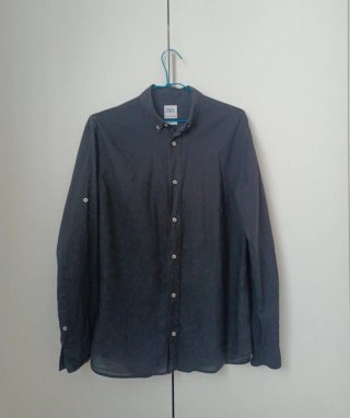 Camisa Negra Zara Talla S