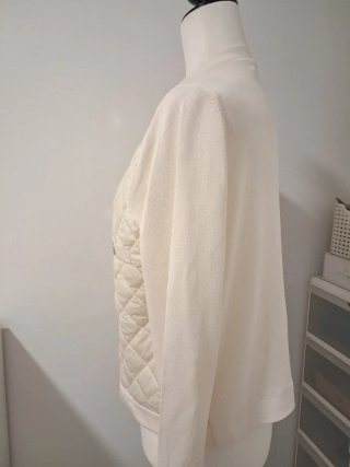 Chaqueta Purificación García,  punto y acolchada