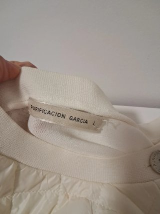 Chaqueta Purificación García,  punto y acolchada