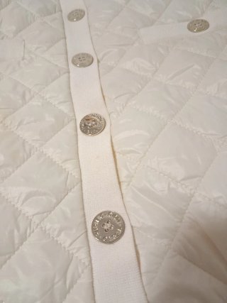 Chaqueta Purificación García,  punto y acolchada