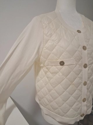 Chaqueta Purificación García,  punto y acolchada