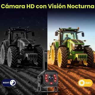 Cámara Marcha Atrás Inalámbrica con Pantalla