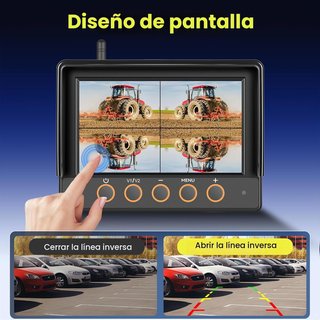 Cámara Marcha Atrás Inalámbrica con Pantalla