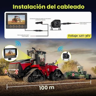 Cámara Marcha Atrás Inalámbrica con Pantalla