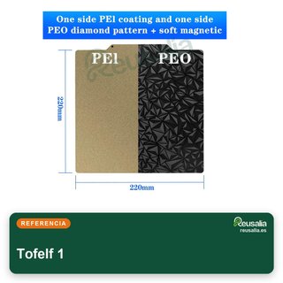 Base texturizzata PEI PEO per stampante 3D Ender