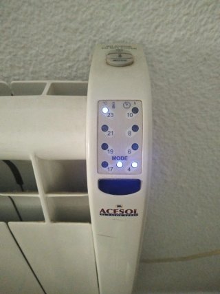 Radiador Eléctrico Acesol Blanco