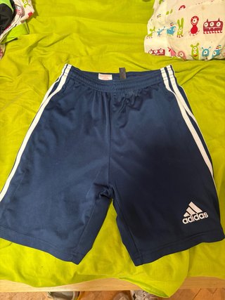 Pantalón corto deportivo Adidas azul 13-14 años