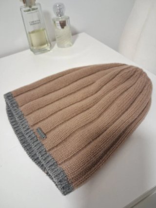 Gorro Michael Kors Unisex Marrón y Gris