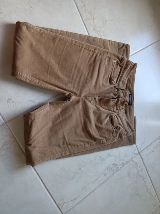 Pantalón pana mujer Massimo Dutti marrón