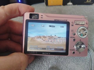 Sony Cybershot DSC-W80 Cámara Digital Rosa