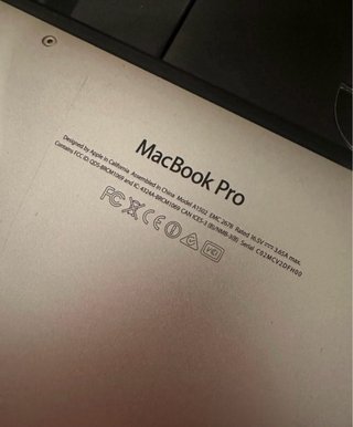 Macbook pro 2013 para piezas