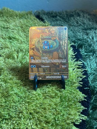 Carta Pokémon Squirtle Dorada