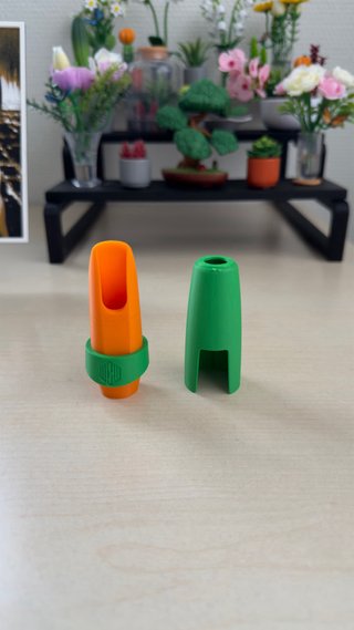 Boquilla para Saxo Soprano Bicolor