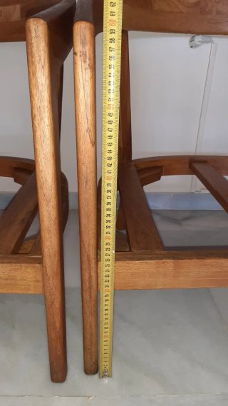 2 Sillones Madera Teca Curvados