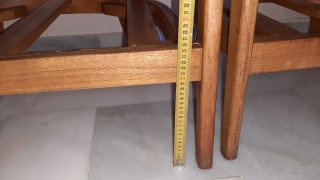 2 Sillones Madera Teca Curvados