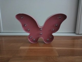 Lámpara Mariposa Infantil Rosa de zara home