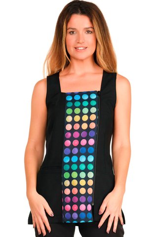 SP Chaqueta estampado circulos mujer
