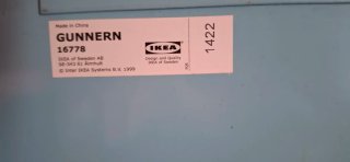 Armario Espejo IKEA GUNNERN Vintage Azul/Turquesa