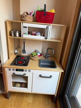 Cocina Juguete de Madera y accesorios