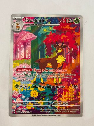 Carta Pokemon Sawsbuck 074/071 AR