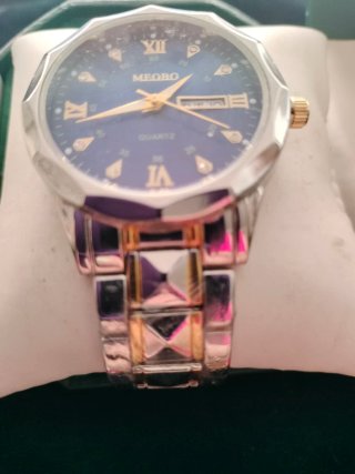 Reloj MEQBO Azul y Dorado