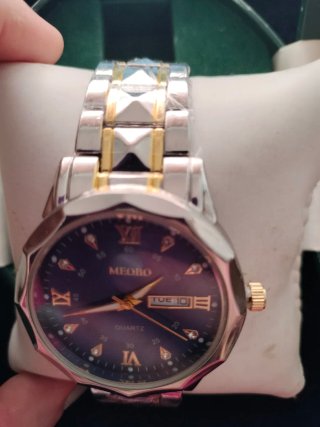 Reloj MEQBO Azul y Dorado