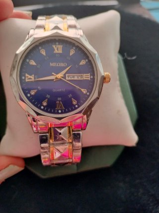 Reloj MEQBO Azul y Dorado